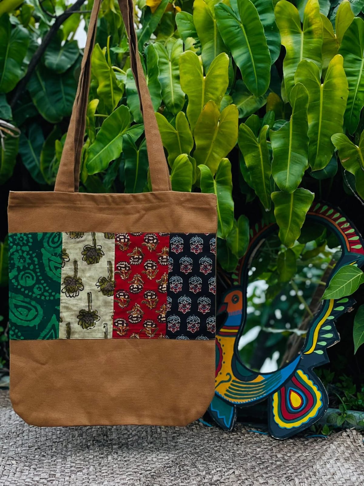 👜 Cotton Fiber Tote Printed Bag